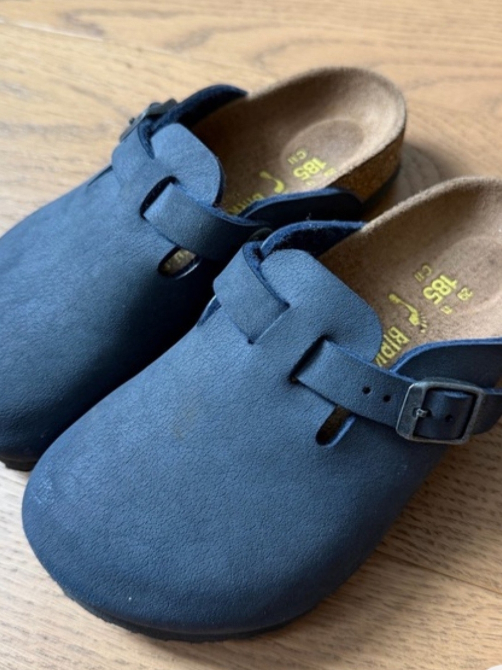 Kids Birkenstock Clogs In Navy Blue
